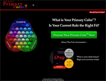 Tablet Screenshot of primarycolorassessment.com